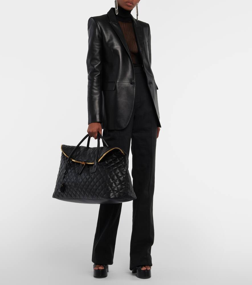 Saint Laurent Es Giant quilted leather travel bag