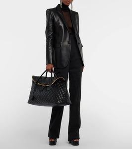 Saint Laurent Es Giant quilted leather travel bag