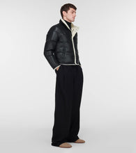 Saint Laurent Faux shearling-lined down jacket