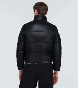 Saint Laurent Faux shearling-lined down jacket