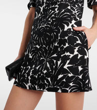 Saint Laurent Floral jersey shirt dress