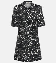 Saint Laurent Floral jersey shirt dress
