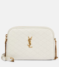 Saint Laurent Gaby Small quilted leather shoulder bag. Shop Saint Laurent Shoulder Bags for women now.