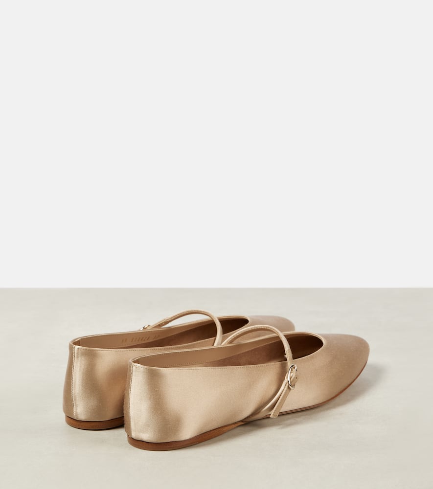 Saint Laurent Gio satin ballet flats