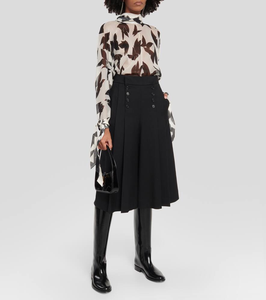 Saint Laurent Hunt leather knee-high boots
