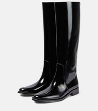 Saint Laurent Hunt leather knee-high boots