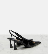 Saint Laurent Jacqueline patent leather slingback pumps
