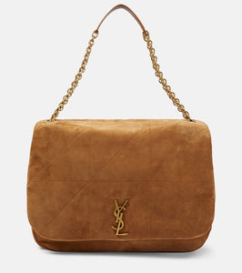 Saint Laurent Jamie 4.3 suede shoulder bag. Shop Saint Laurent Shoulder Bags for women now.