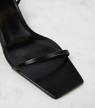 Saint Laurent Jaspe leather sandals