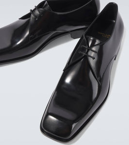 Saint Laurent Jean leather Derby shoes