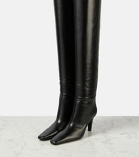 Saint Laurent Jill 75 leather over-the-knee boots