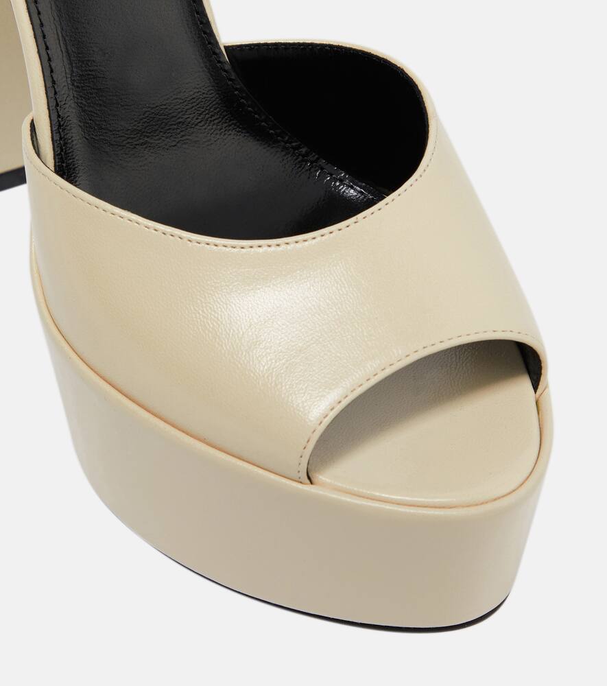 Saint Laurent Jodie 145 platform leather sandals