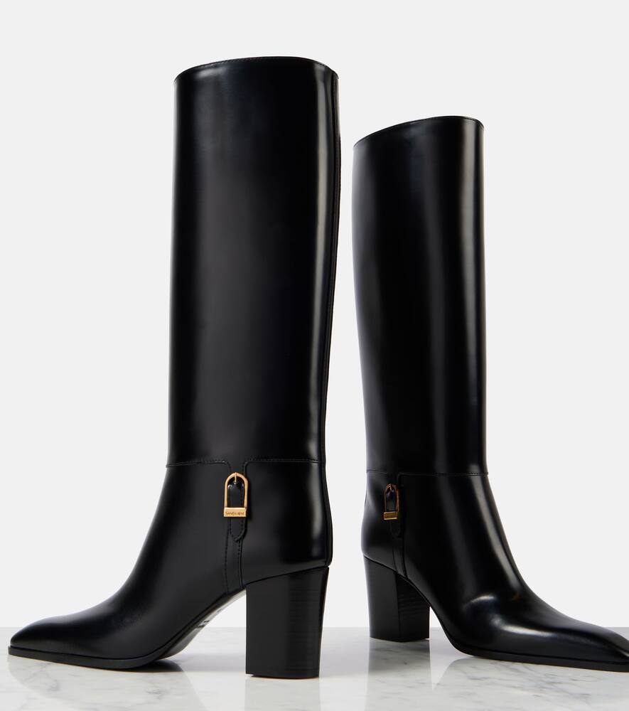 Saint Laurent Julia leather knee-high boots