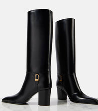 Saint Laurent Julia leather knee-high boots