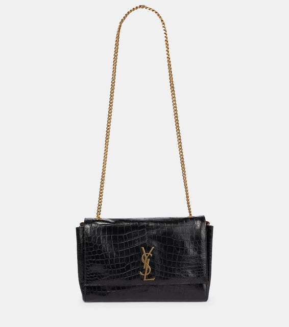 Saint Laurent Kate Medium reversible leather shoulder bag. Shop Saint Laurent Shoulder Bags for women now.