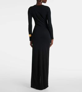 Saint Laurent Knitted maxi dress