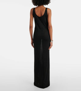 Saint Laurent Lam√É¬© maxi dress