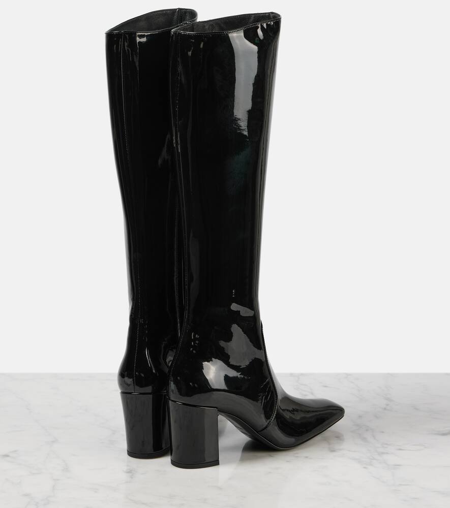 Saint Laurent Lauren 70 patent leather knee-high boots