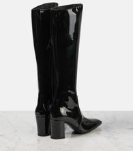Saint Laurent Lauren 70 patent leather knee-high boots