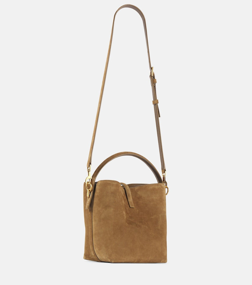 Saint Laurent Le 37 Small suede bucket bag