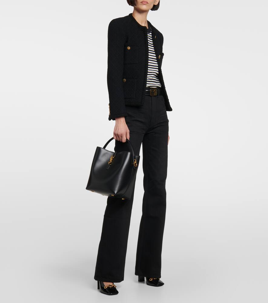Saint Laurent Le 37 leather bucket bag