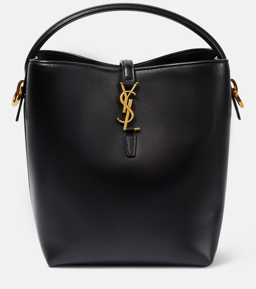 Saint Laurent Le 37 leather bucket bag. Shop Saint Laurent Shoulder Bags for women now.