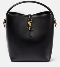 Saint Laurent Le 37 leather bucket bag. Shop Saint Laurent Shoulder Bags for women now.