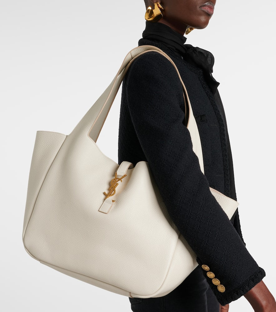 Saint Laurent Le 5 √É¬† 7 Bea Large leather tote bag