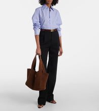 Saint Laurent Le 5 √É¬† 7 Bea suede tote bag