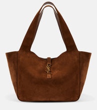 Saint Laurent Le 5 √É¬† 7 Bea suede tote bag. Shop Saint Laurent Tote Bags for women now.