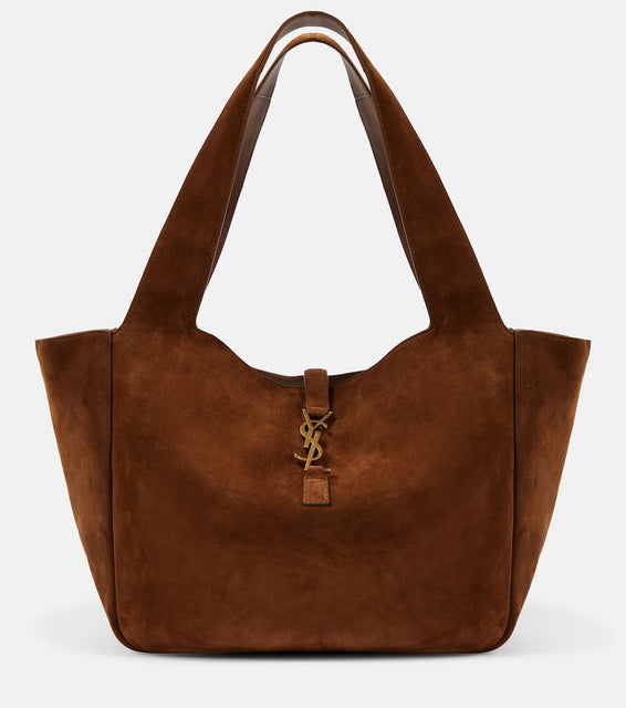 Saint Laurent Le 5 √É¬† 7 Bea suede tote bag. Shop Saint Laurent Tote Bags for women now.