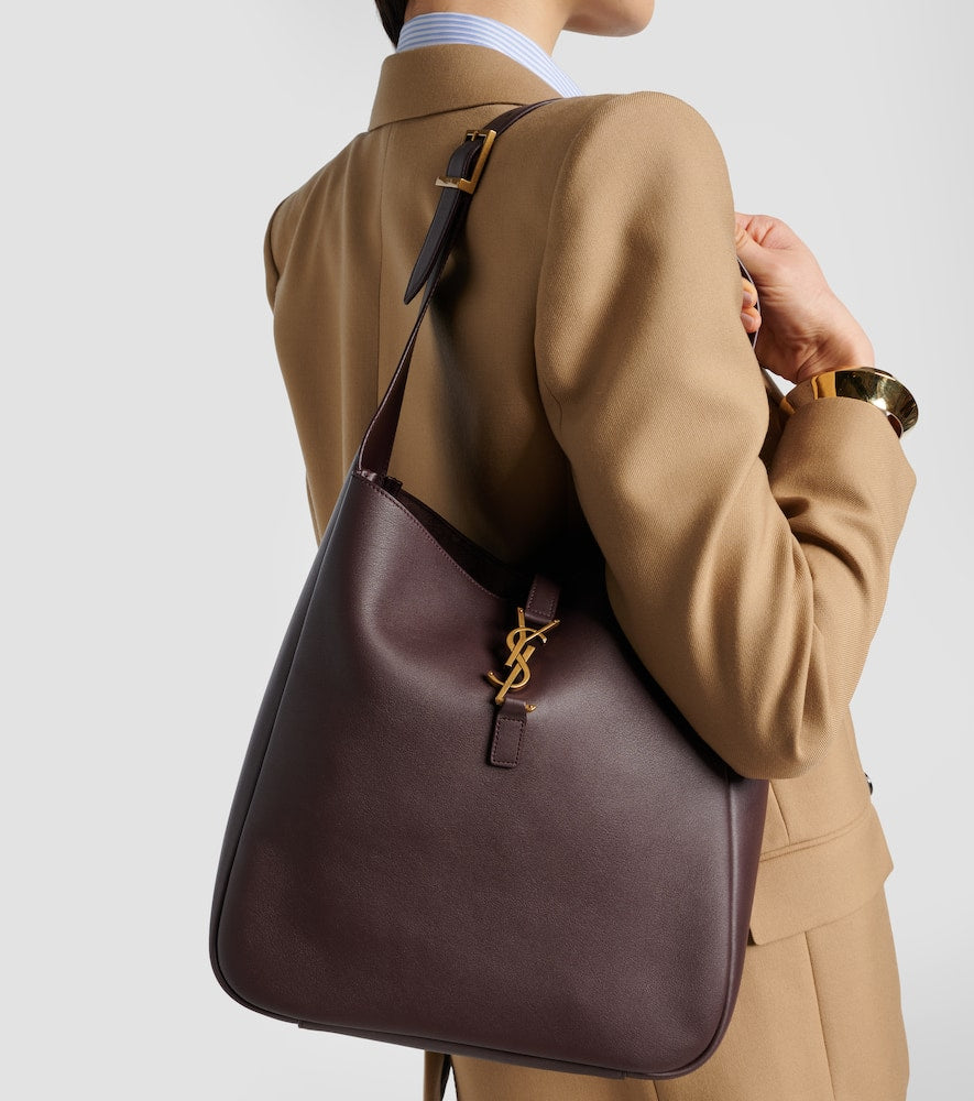 Saint Laurent Le 5 √É¬† 7 Large leather shoulder bag