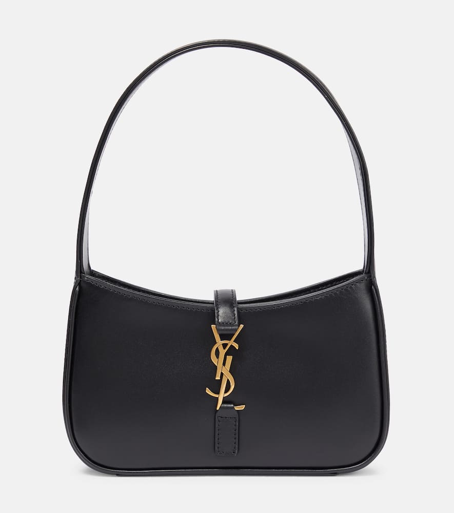 Saint Laurent Le 5 √É¬† 7 Mini leather shoulder bag. Shop Saint Laurent Shoulder Bags for women now.