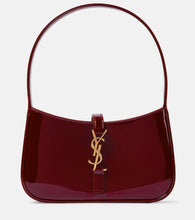 Saint Laurent Le 5 √É¬† 7 Mini patent leather shoulder bag - Saint Laurent Le 5 √É¬† 7 迷你漆皮单肩包