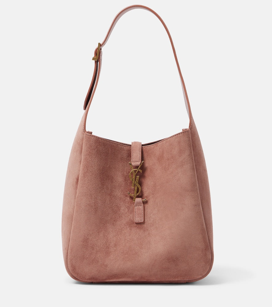 Saint Laurent Le 5 √É¬† 7 Supple Small suede shoulder bag. Shop Saint Laurent Shoulder Bags for women now.