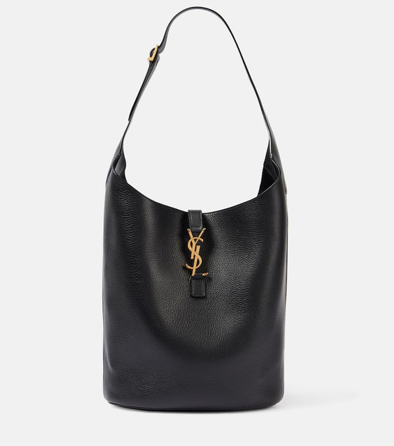 Saint Laurent Le 5 √É¬† 7 grained leather shoulder bag. Shop Saint Laurent Shoulder Bags for women now.