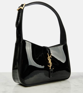 Saint Laurent Le 5 √É¬† 7 patent leather shoulder bag