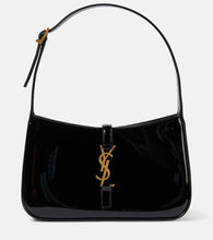 Saint Laurent Le 5 √É¬† 7 patent leather shoulder bag. Shop Saint Laurent Shoulder Bags for women now.
