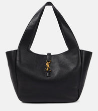 Saint Laurent Le 5 √É¬Ä 7 Bea leather tote bag. Shop Saint Laurent Tote Bags for women now.