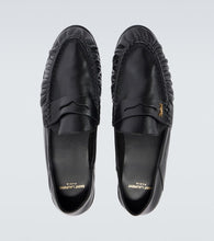 Saint Laurent Le Loafer leather penny loafers