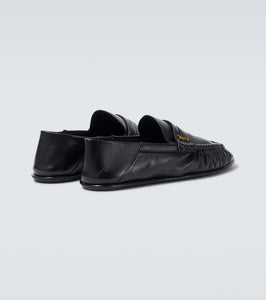 Saint Laurent Le Loafer leather penny loafers