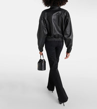 Saint Laurent Leather bomber jacket