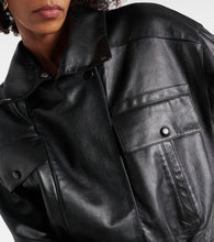 Saint Laurent Leather bomber jacket