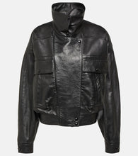 Saint Laurent Leather bomber jacket
