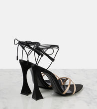 Saint Laurent Liza 110 cr√É¬™pe satin sandals