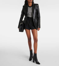 Saint Laurent Lou 95 leather ankle boots