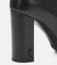 Saint Laurent Lou 95 leather ankle boots
