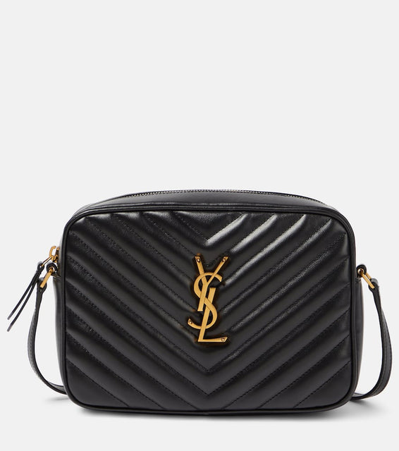 Saint Laurent Lou Camera leather crossbody bag. Shop Saint Laurent Shoulder Bags for women now.