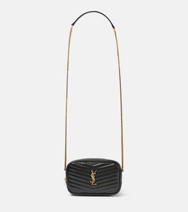 Saint Laurent Lou Mini leather crossbody bag. Shop Saint Laurent Shoulder Bags for women now.