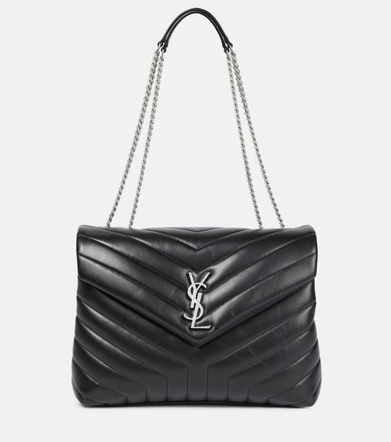 Saint Laurent Loulou Medium leather shoulder bag. Shop Saint Laurent Shoulder Bags for women now.